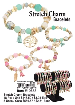 Stretch Charm Bracelets